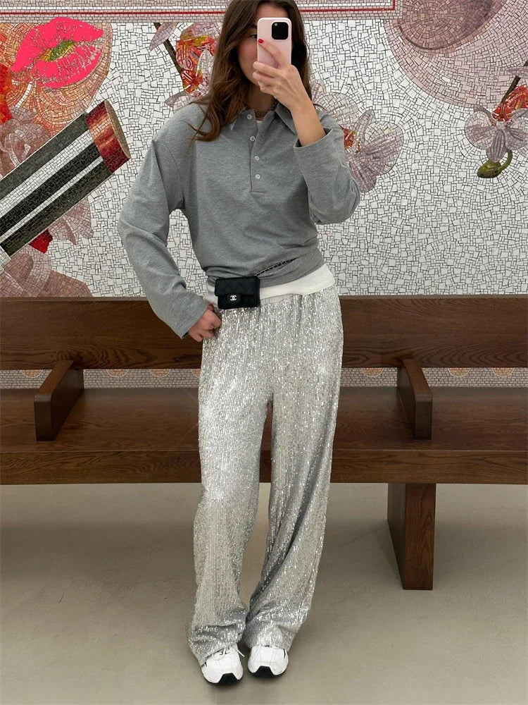 Alice Sequin Trousers