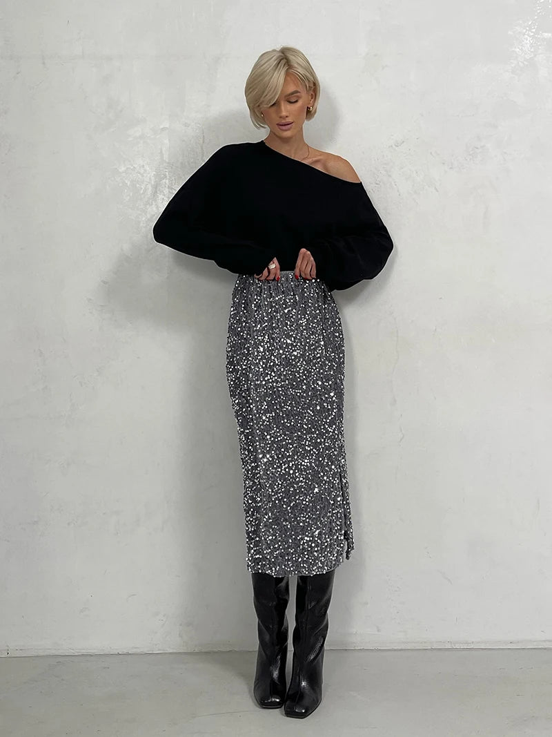 Wilma Sequin Skirt
