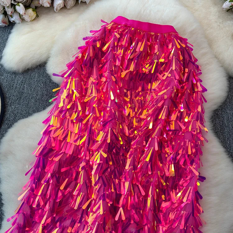 Yolanda Sequined Skirts