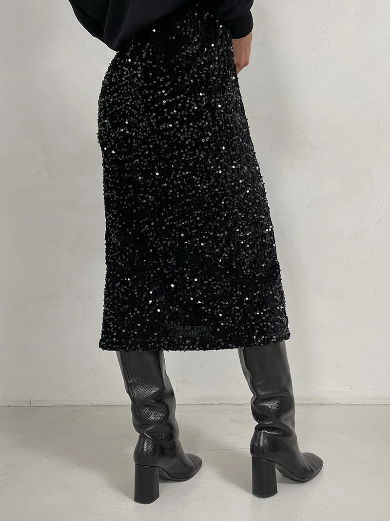 Wilma Sequin Skirt