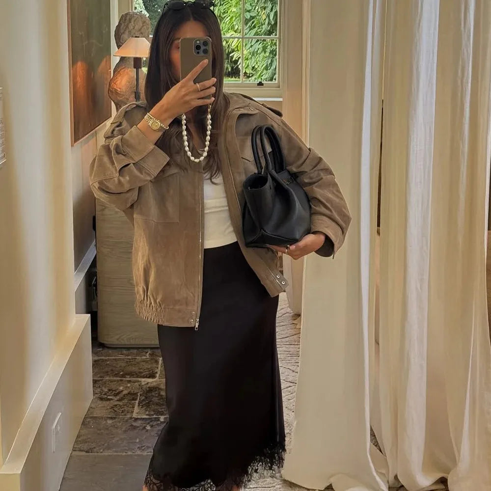 Joyce Suede Jacket