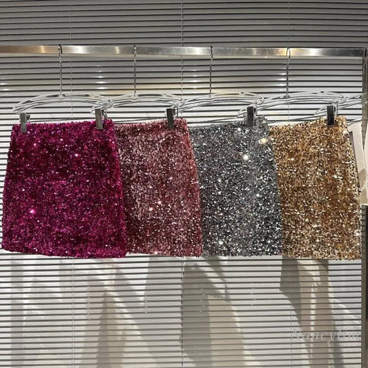 Eva Sequin Skirt