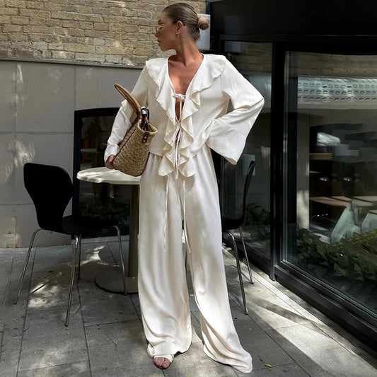 Carol Set (Blouse/Trousers)