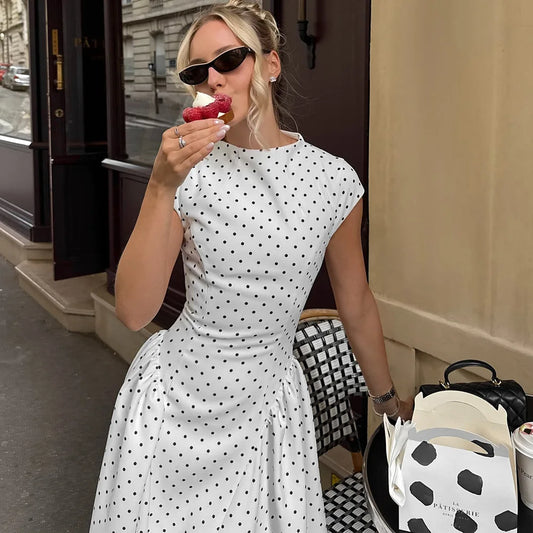 Amanda Polka Dot Dress