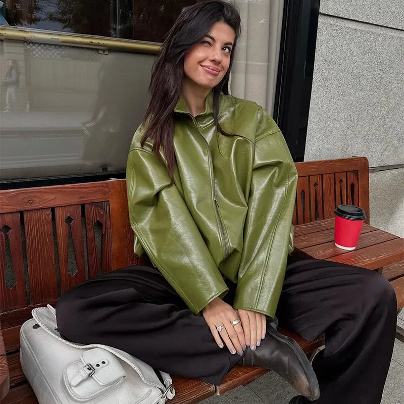 Nancy Leather Set (Coat/Skirt)