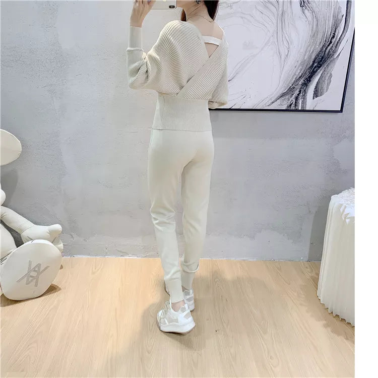 Melissa Knitted Set (Sweater/Pants)