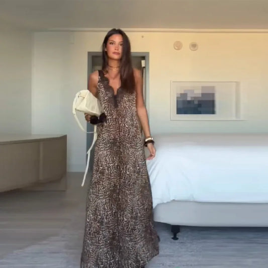 Leopard Maxi Dress