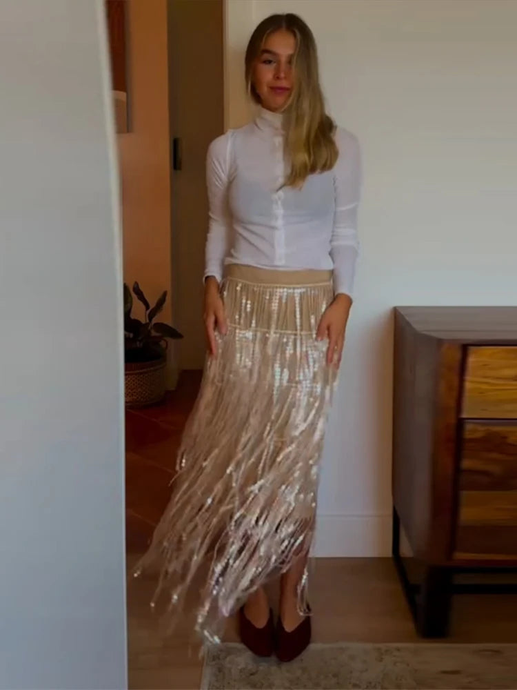 Diane Sequined Skirt
