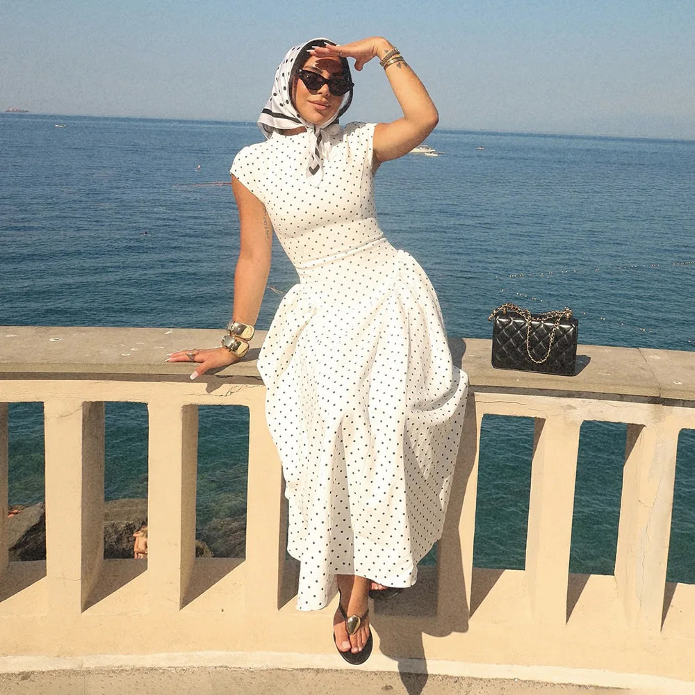 Amanda Polka Dot Dress