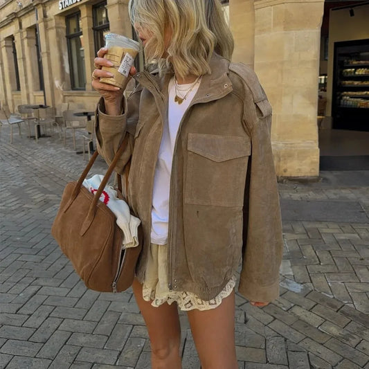 Joyce Suede Jacket