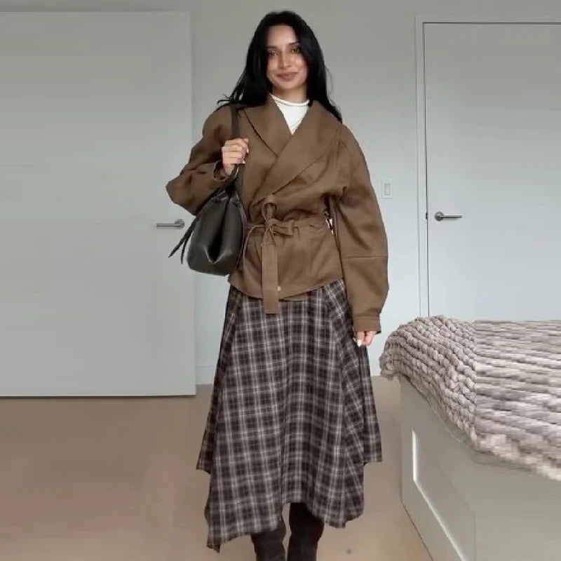 Vintage Plaid Skirt