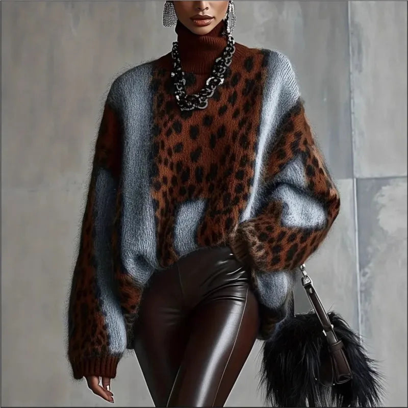 Leopard Print Sweater
