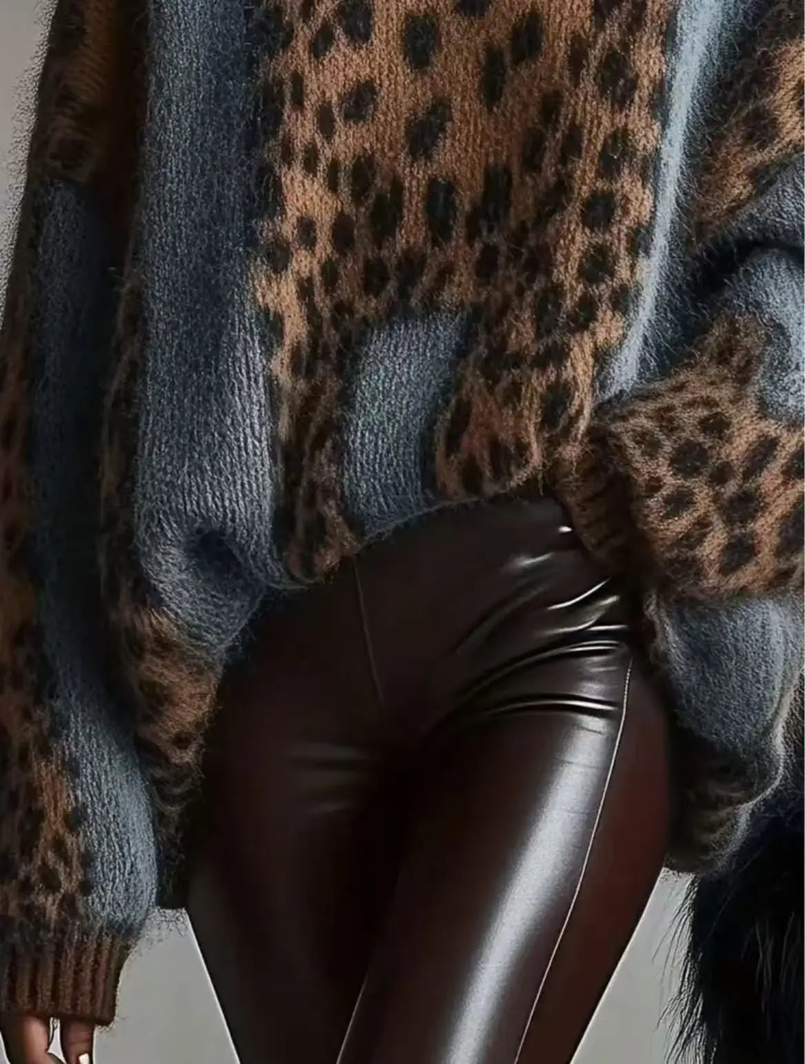 Leopard Print Sweater