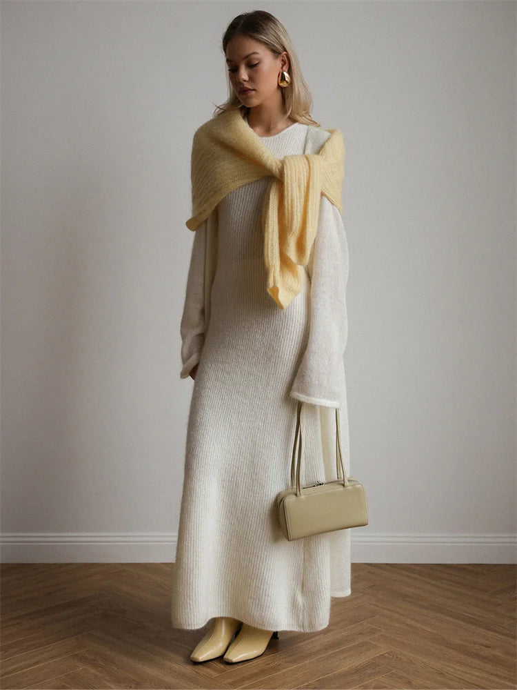 Nancy Knit Set (Long Cardigan/Dress)