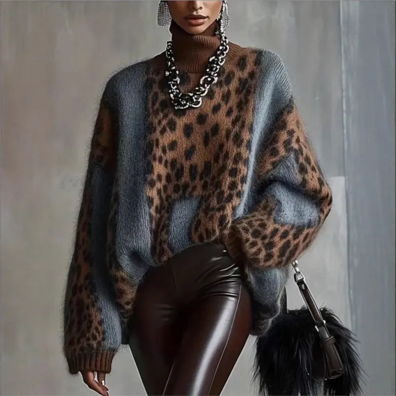 Leopard Print Sweater