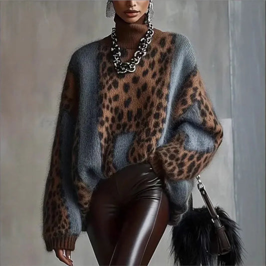 Leopard Print Sweater