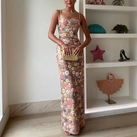 Evelyn Sequin Maxi Dress