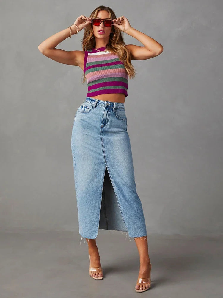 Amanda Jeans Skirts