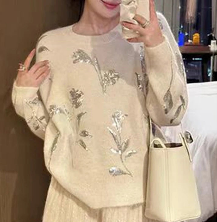 Julia Sequin Sweater