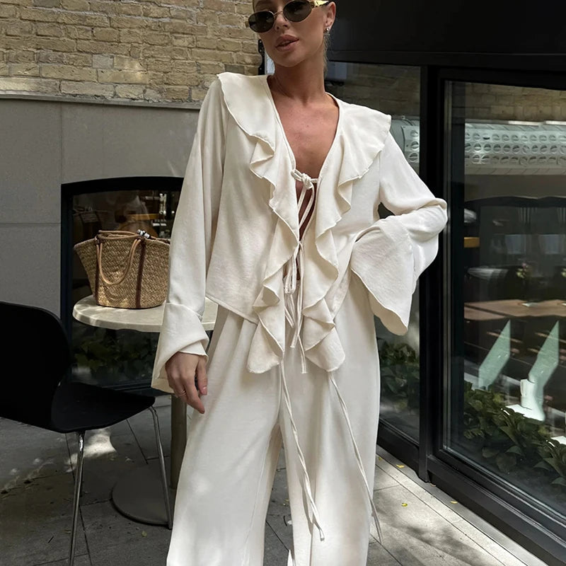 Carol Set (Blouse/Trousers)