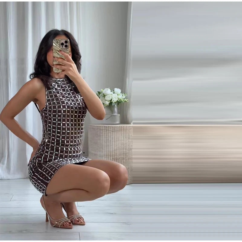 Angela Shinny  Mini Dress