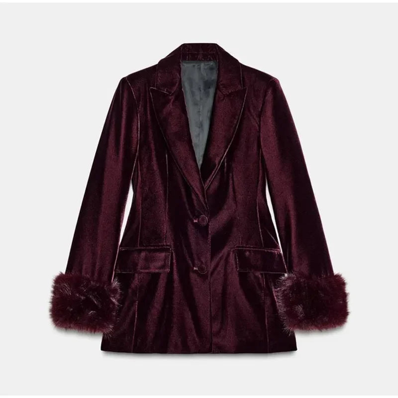 Shirley Velvet Set (Blazer/Pants)