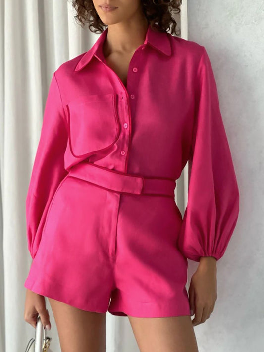 Sally Set (Blouse/Shorts)