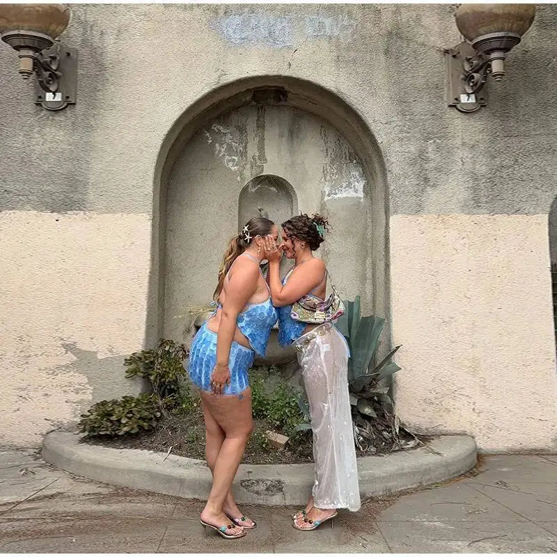 Carrie Big Sequin Set (Top/Skirt)