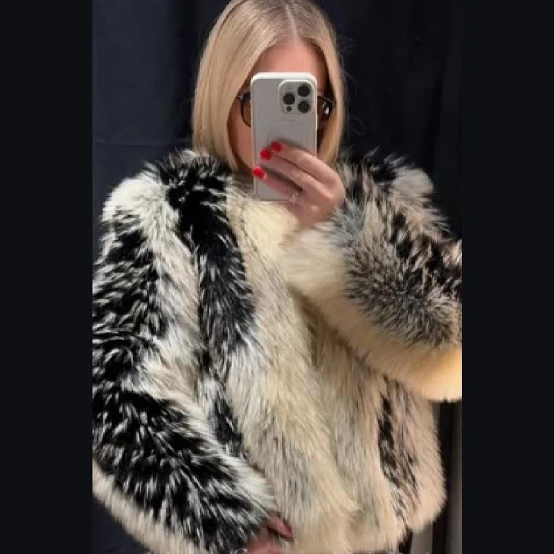 Katrina Faux Fur Overcoat
