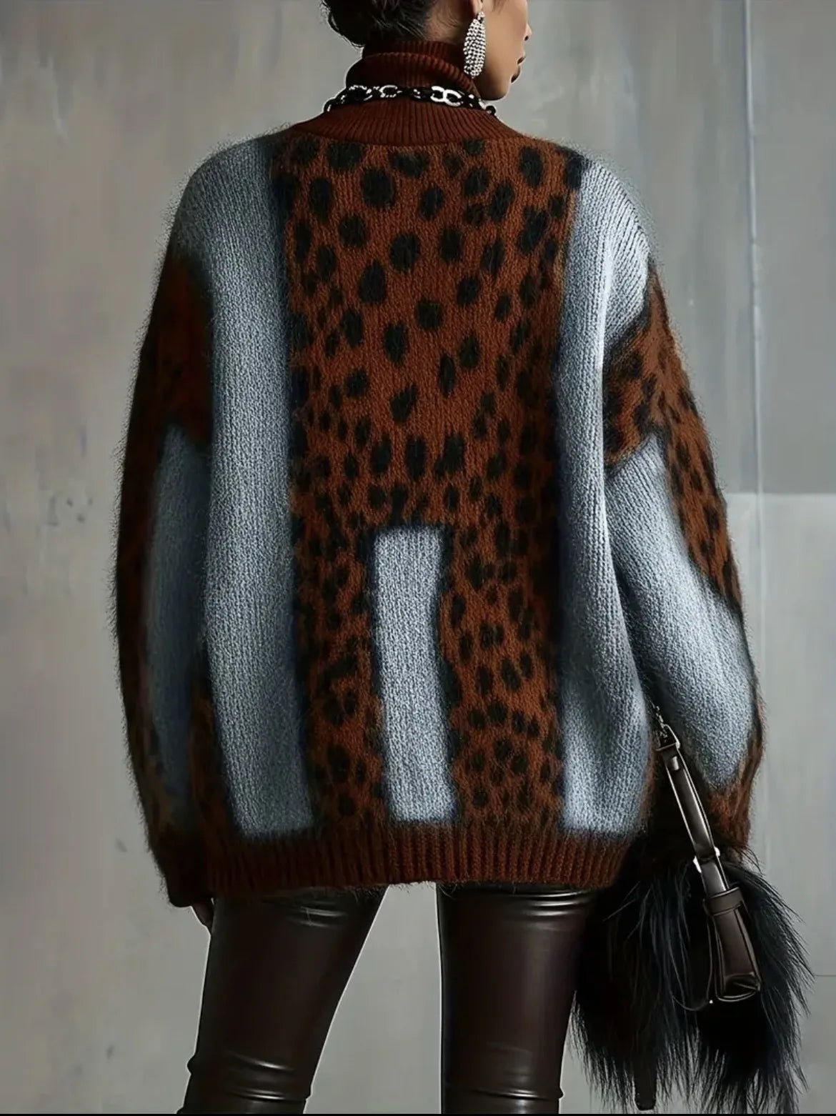Leopard Print Sweater
