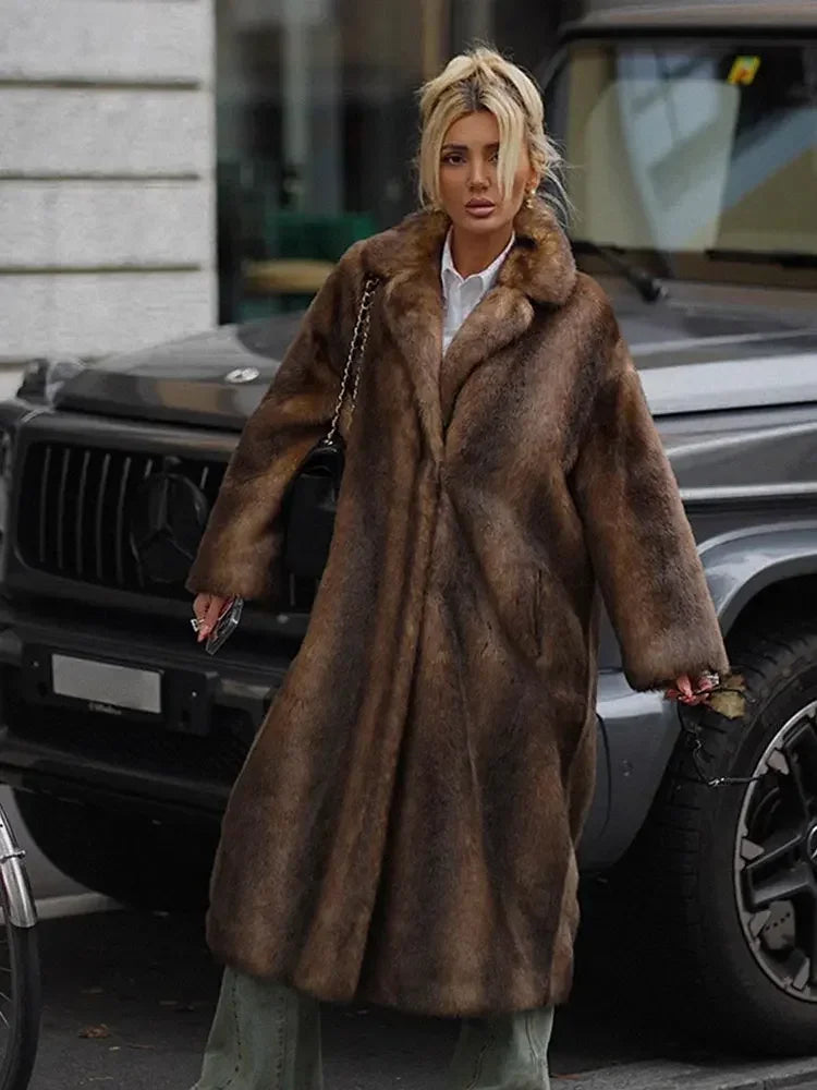 Jennifer Faux Fur Coat