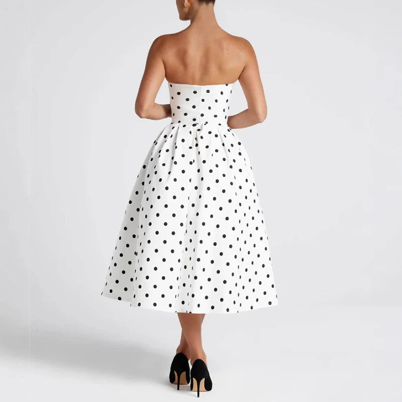 Christine Polka Dot Dress