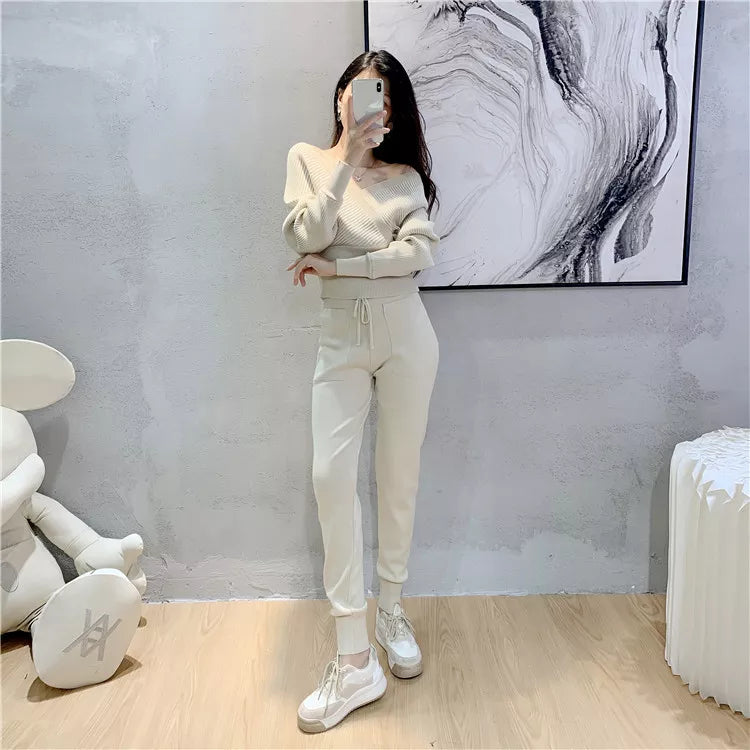 Melissa Knitted Set (Sweater/Pants)