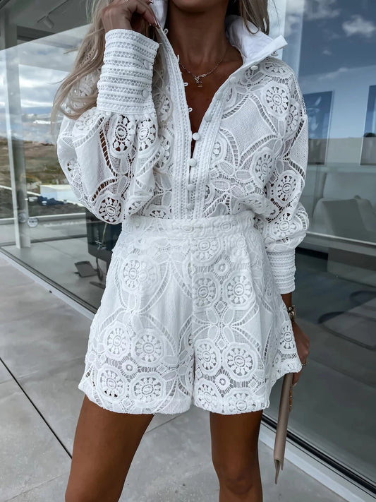 Elizabeth Set (Blouse/Shorts)