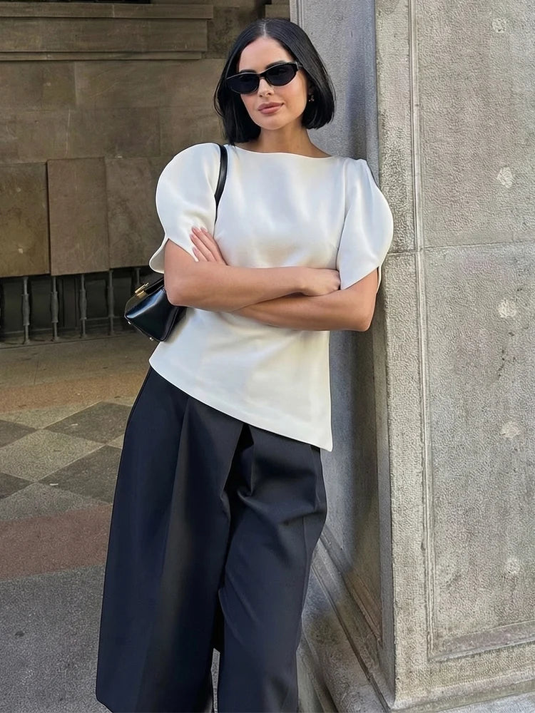 Anne Asymmetric Blouse