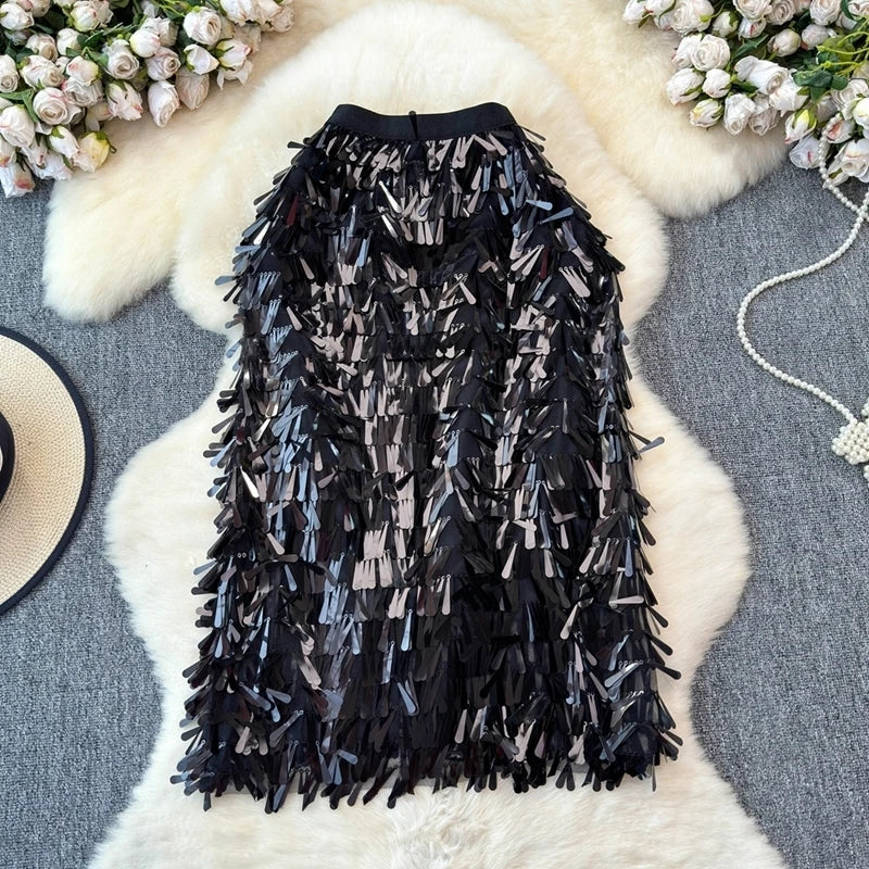 Yolanda Sequined Skirts