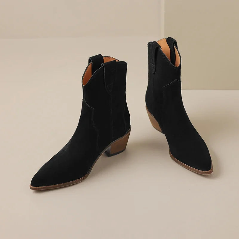 Wilma Chelsea Boots (Natural suede)