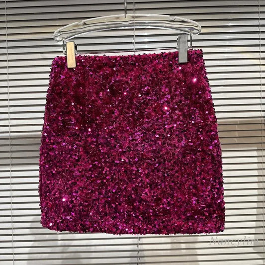 Eva Sequin Skirt