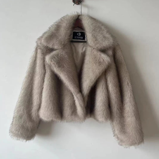 Karen Short Faux Fur Coat