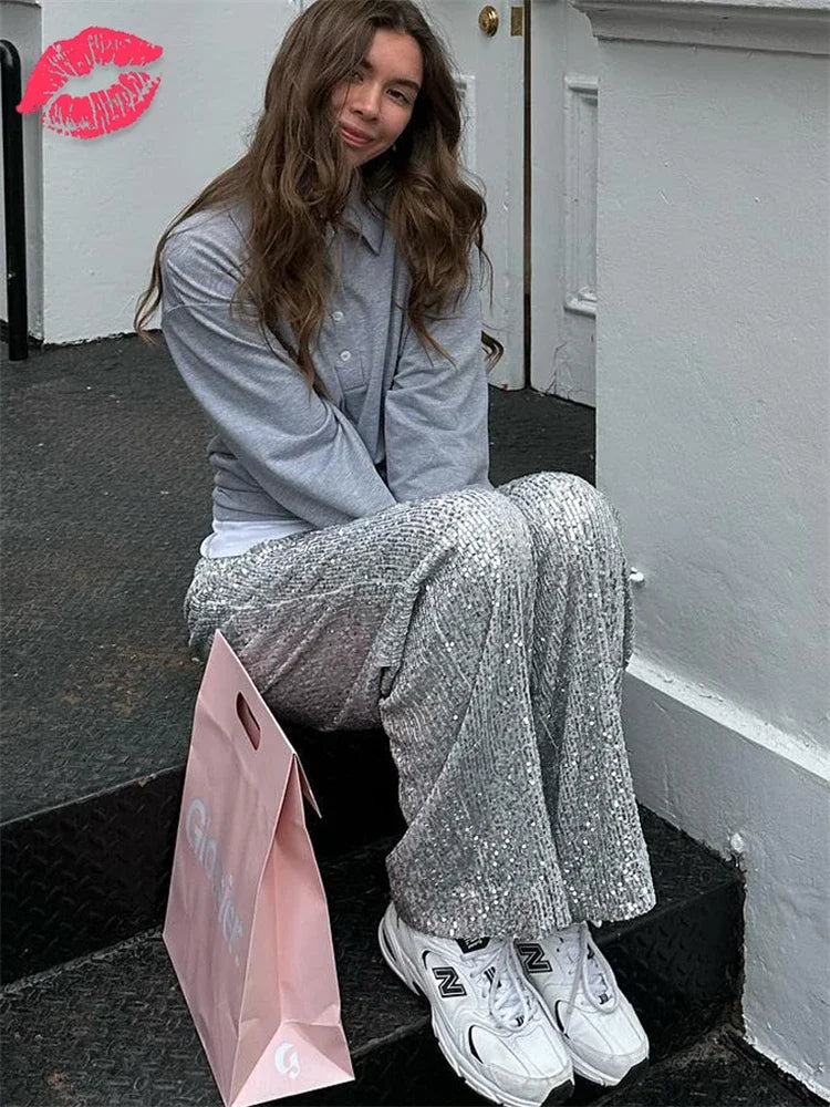 Alice Sequin Trousers