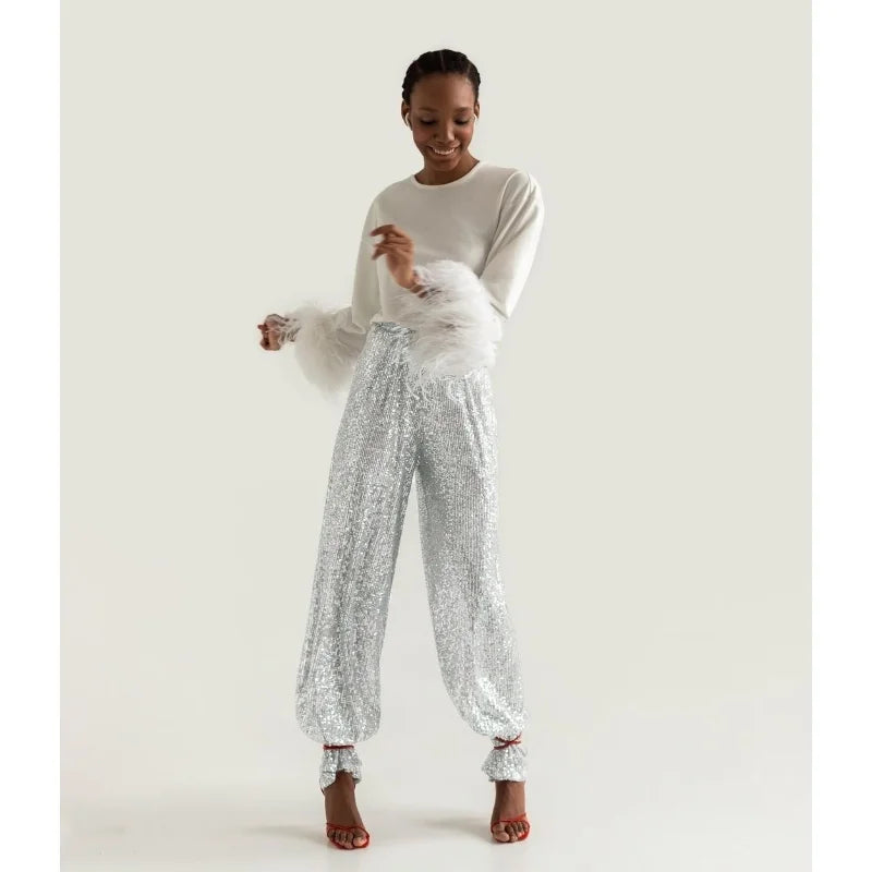 Alice Sequin Trousers