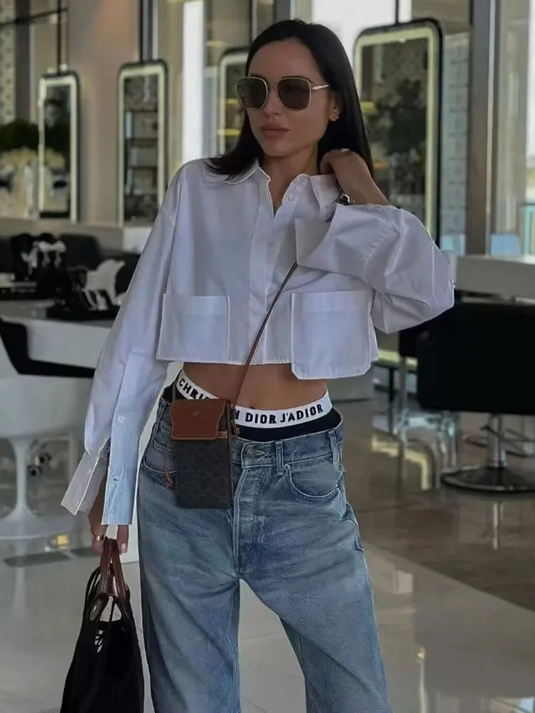 Amber Cropped Shirt