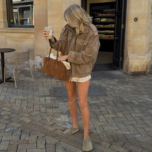 Joyce Suede Jacket