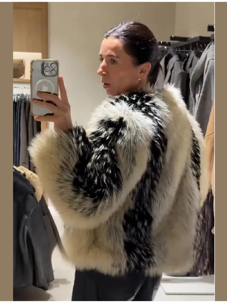 Katrina Faux Fur Overcoat