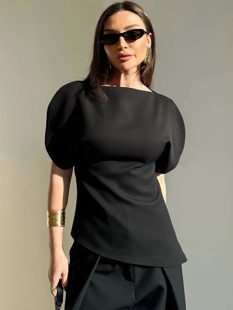Anne Asymmetric Blouse