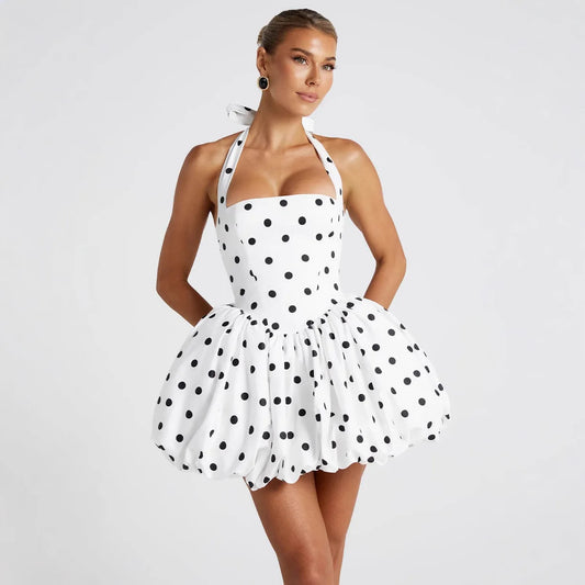 Monica Polka dot Dress