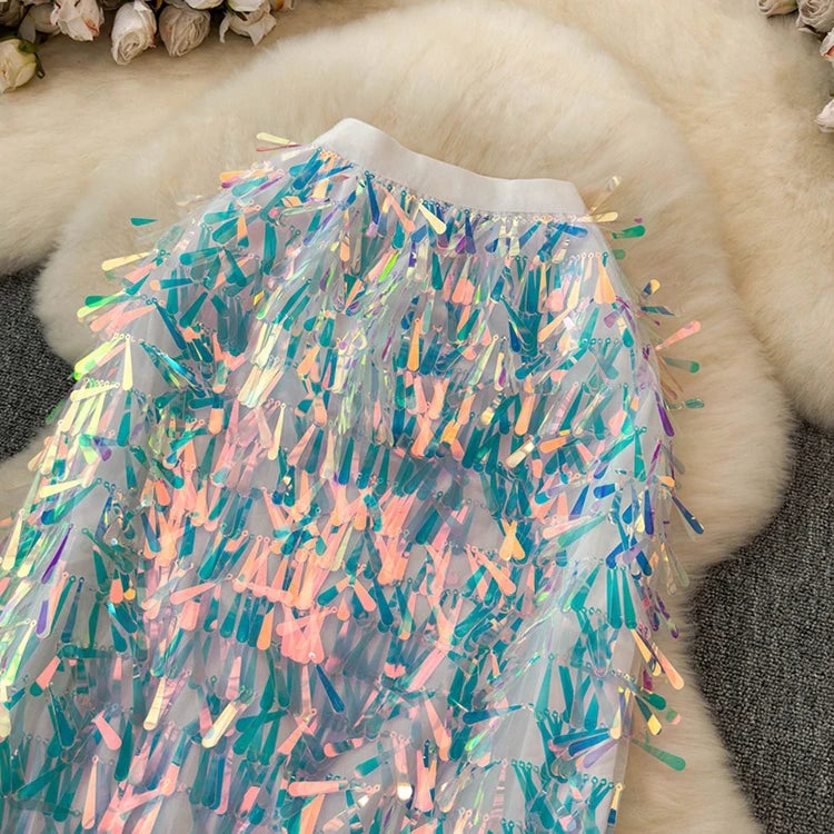 Yolanda Sequined Skirts