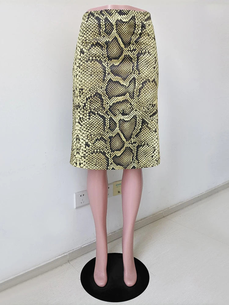 Sharon Snake Skirt