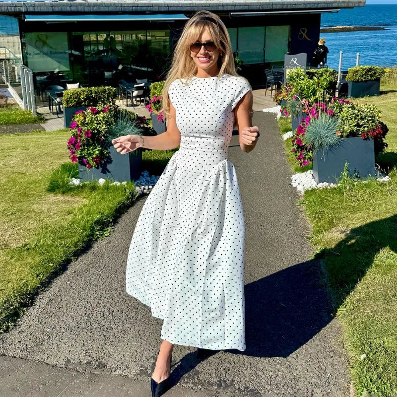 Amanda Polka Dot Dress