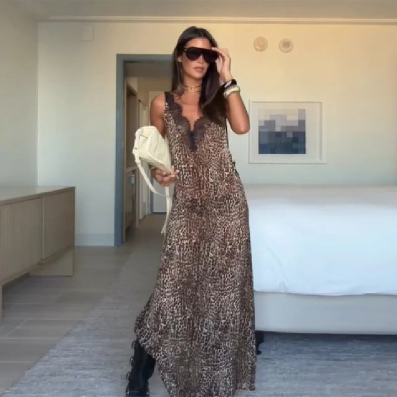 Leopard Maxi Dress